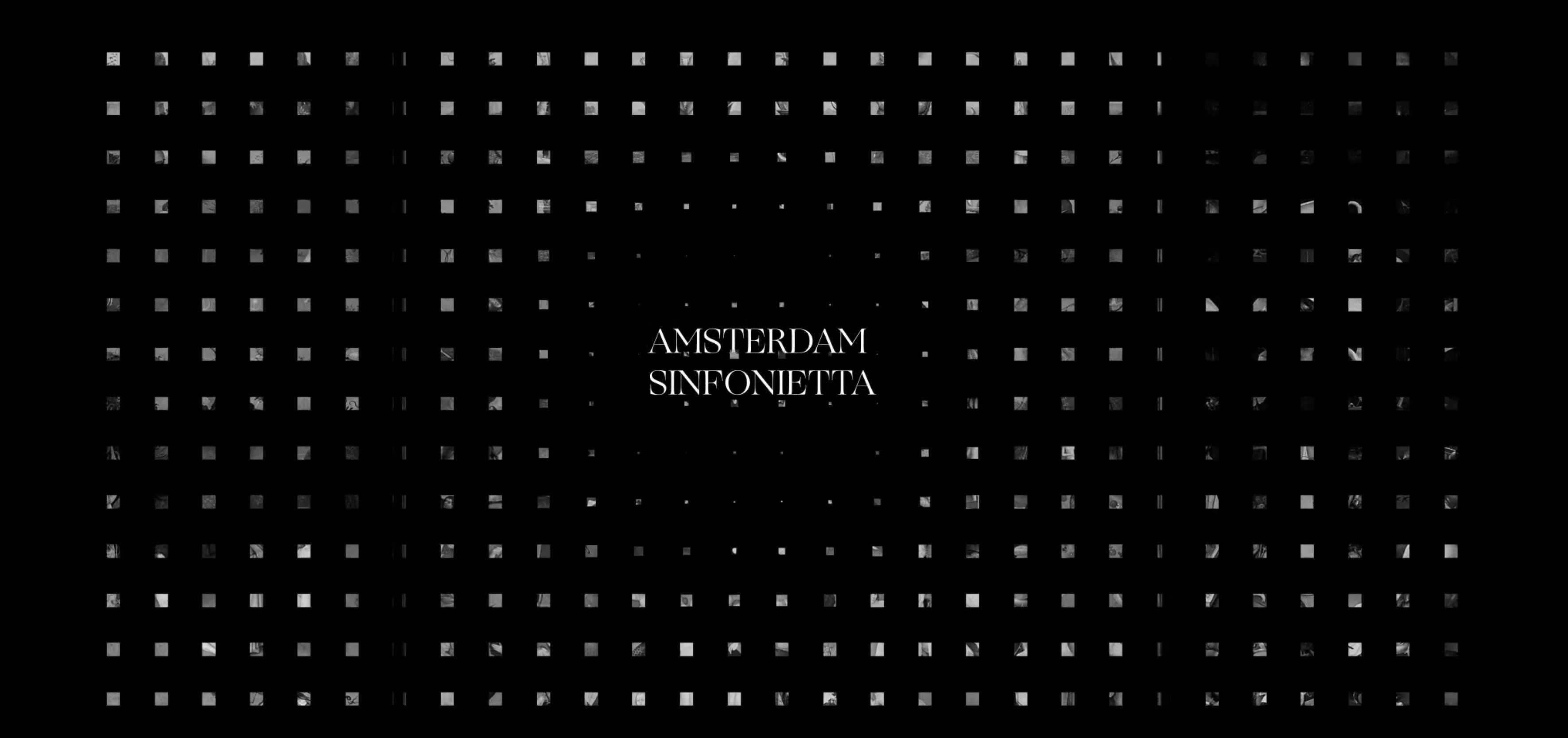 amsterdam sinfonietta microsite opening screen